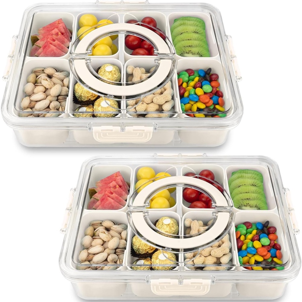Amazon Clear Compartment Food Storage Containers